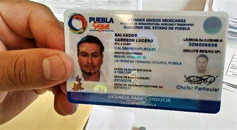 tipos de licencias de conducir puebla|GOBIERNO DEL ESTADO DE PUEBLA